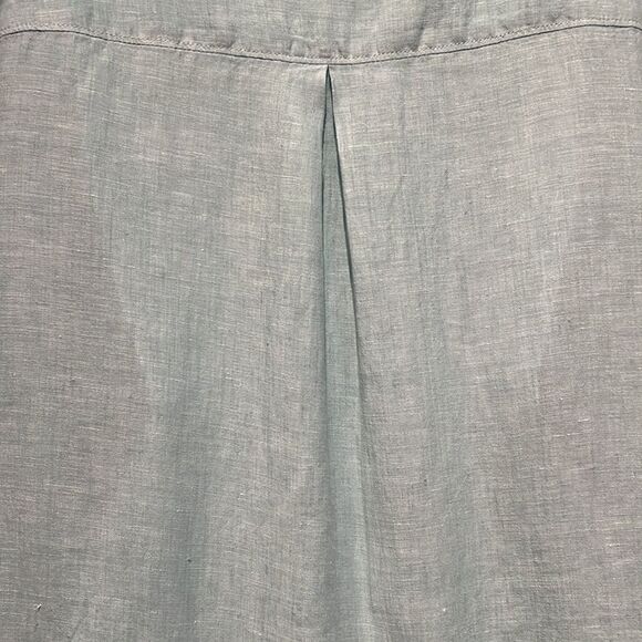 Maeve‎ by Anthropologie 100% Linen Lace Up Top in Seafoam Size 8 (fits larger) - Picture 9 of 14